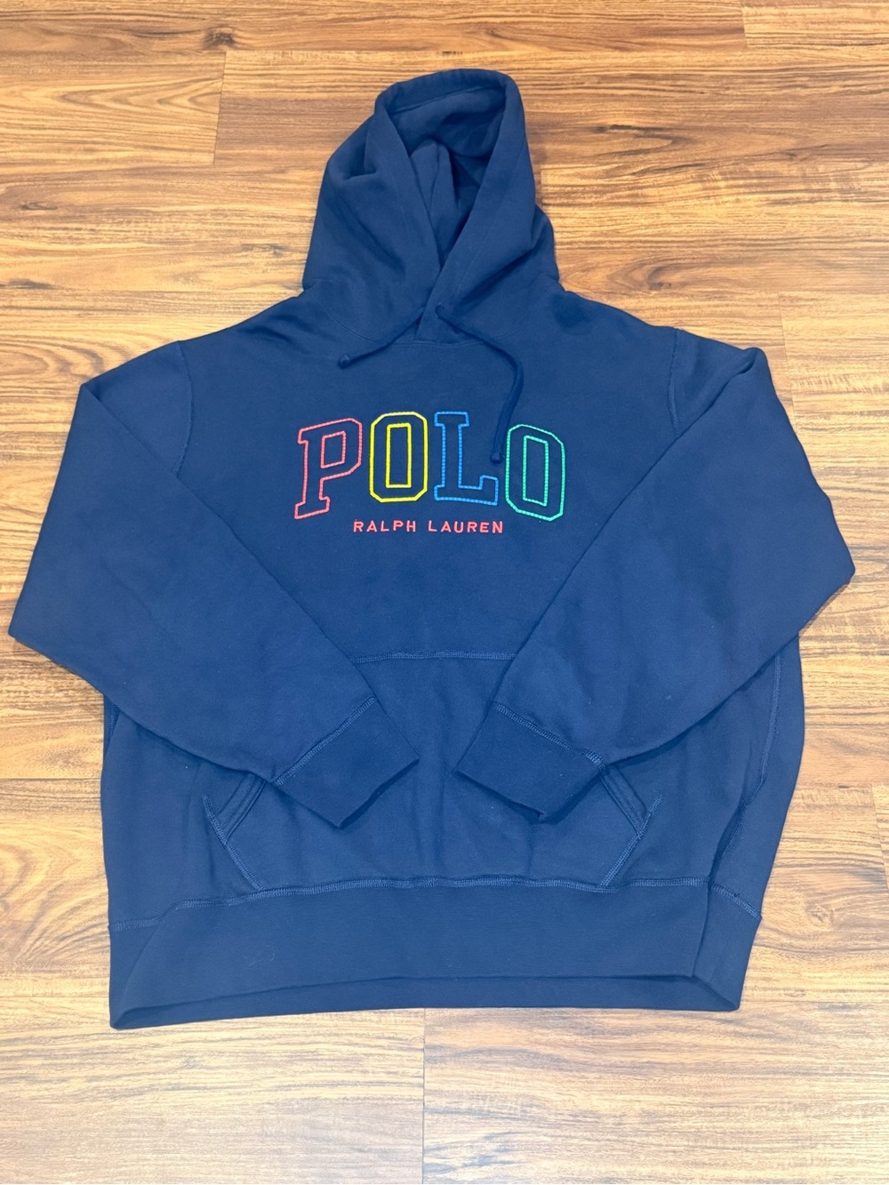 Polo Ralph Lauren The RL Fleece Logo Saddle Stitched Hoodie Mens XL $168
